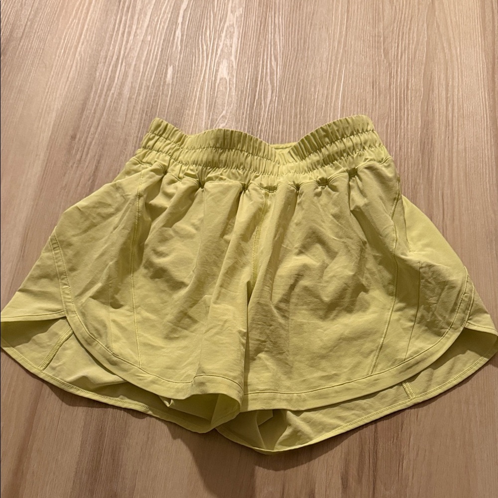 lululemon athletica Yellow Athletic Shorts